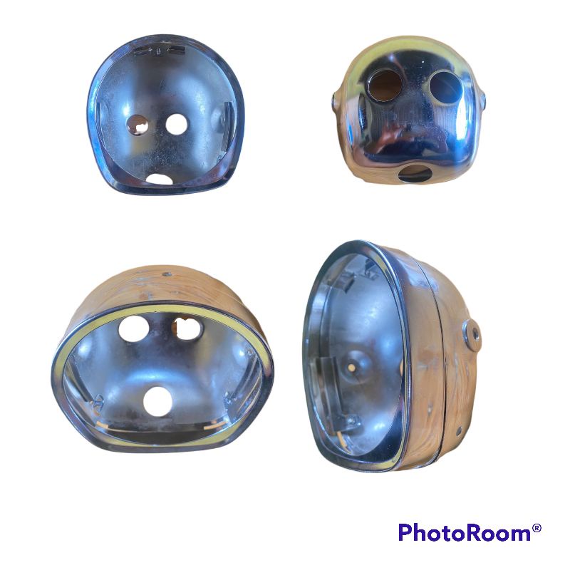 001 Batok lampu vanvan pnp lampu LED 5 75 in batok vanvan chrome dan mentah