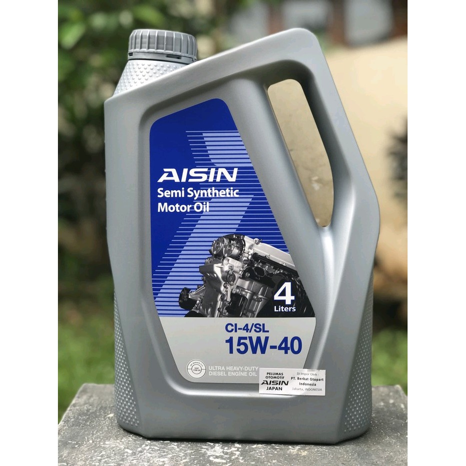 Oli Aisin 15W 40 API Cl-4/SL Synthetic isi 5 ltr ASLI