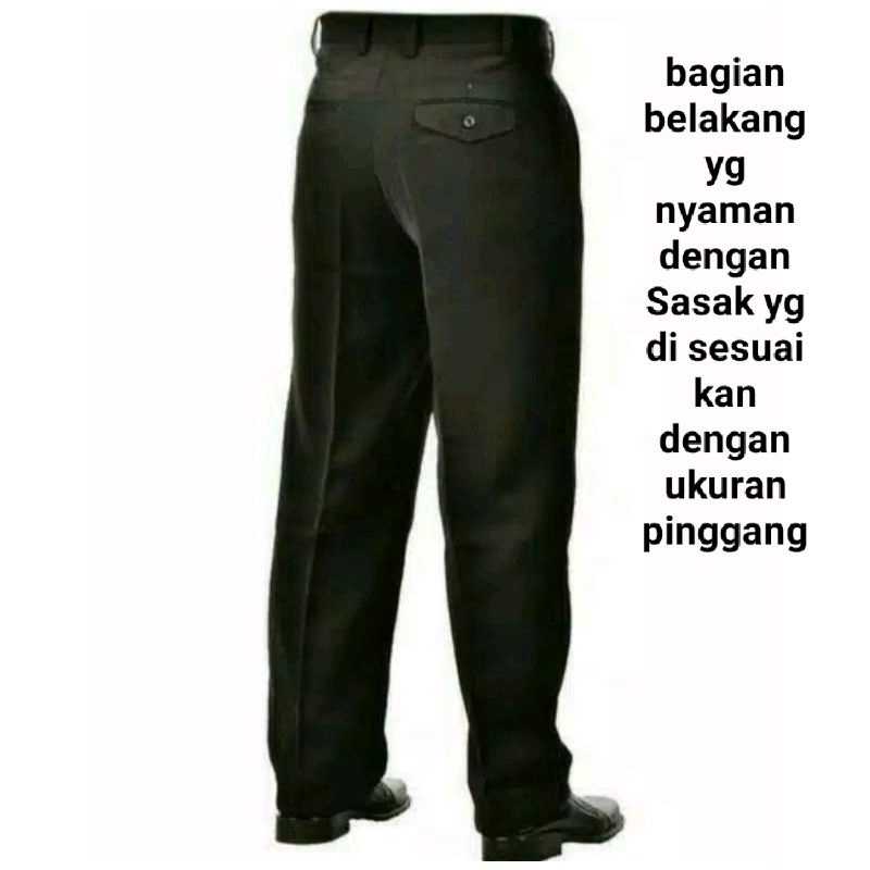 CELANA FORMAL/CELANA KERJA/CELANA REGULAR/CELANA NIKAH/CELANA KERJA HITAM.