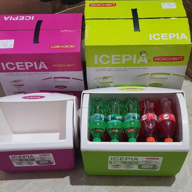 ➮ ice box cooler - Roichen Icepia 8 Liter dan 15 liter - Pink 8 Liter New Arrival