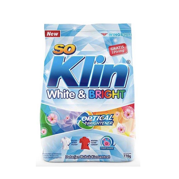 

So Klin Powder Detergent White Bright 770 gr