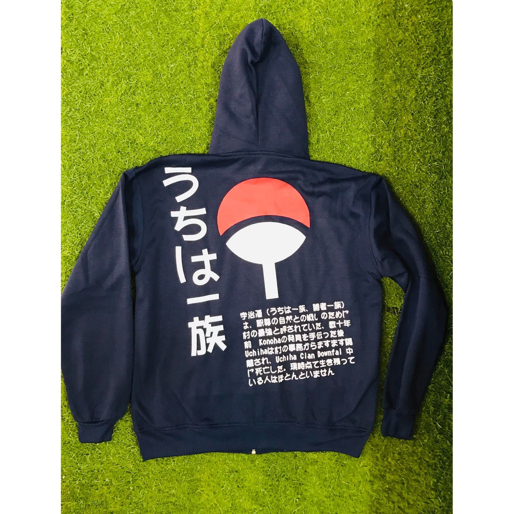 Jaket Uchiha Navy Anime Naruto