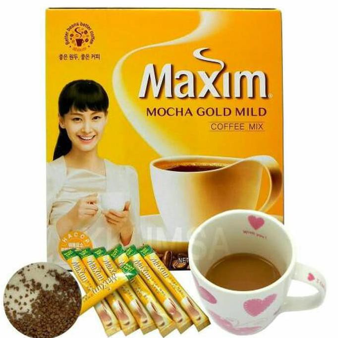 

Diskon Korean Maxim Mocha Gold Mild Coffee Mix Instant Kopi Moka 100Pcs Terbaru