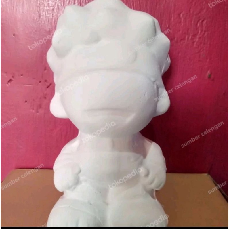 PAKET MELUKIS PATUNG CELENGAN / MELUKIS GYPSUM  KARAKTER NARUTO
