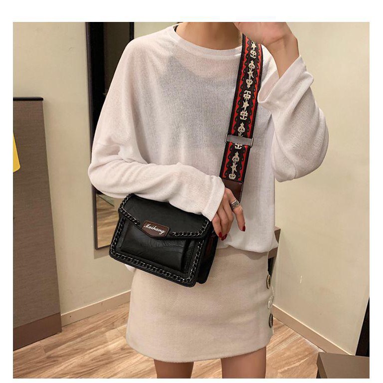 BJ1290 - BLACK/BROWN/GREEN/REDWINE - TAS SLEMPANG KULIT IMPORT BEST SELLER TERMURAH TERLARIS TERBARU FASHION WANITA BAGSTORE JAKARTA TAS BATAM  GT1010 KPC8942 ELJ290 LT1592 BQ2660 B120481 CR7077