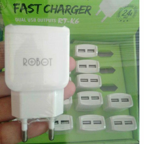 kepala charger | fast charger | charger hp robot| charger hp 2 output