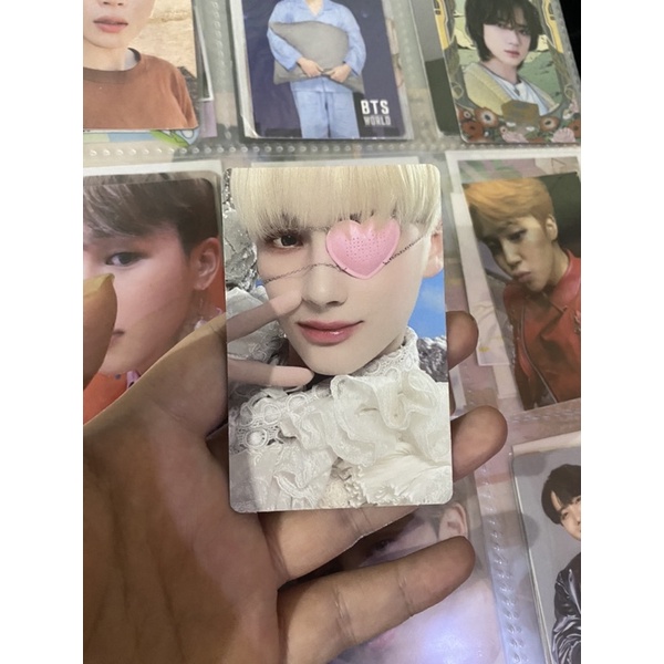 PC OFFICIAL HUENINGKAI TXT FREEZE WORLD Photocard