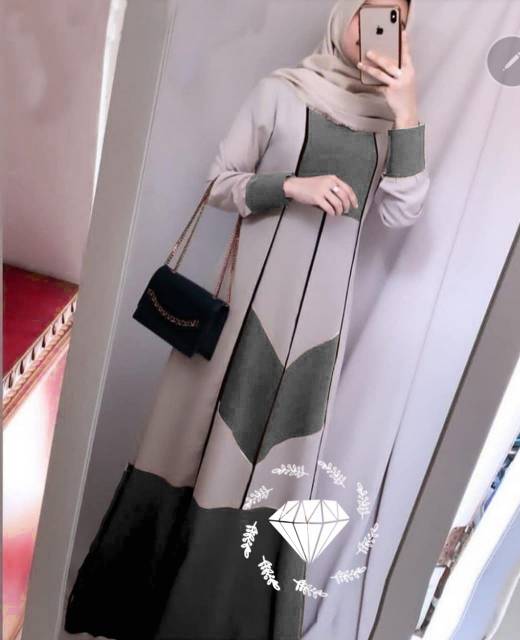 MAXY SHIRAA SINGLE, MOSCREPE, GAMIS HIJAB MUSLIM, MAXY DRESS