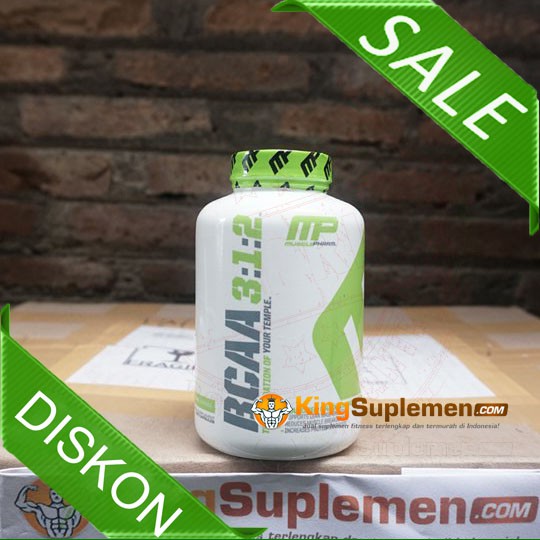 MP BCAA 240 Caps - Muscle Pharm - musclepharm kapsul capsul tabs tab