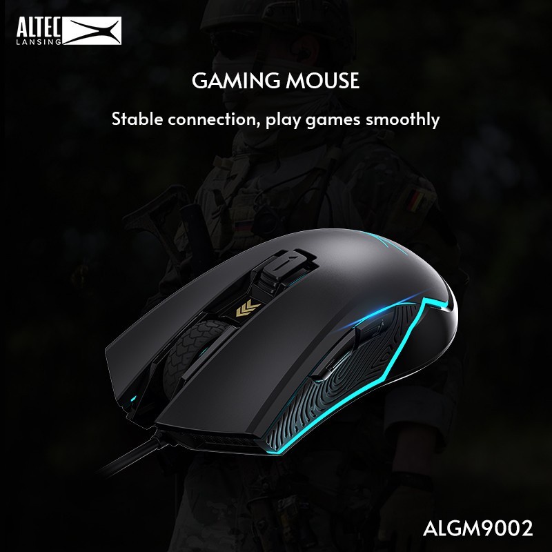 Mouse Gaming Altec Lansing ALGM-9002 COMBO Wireless &amp; Wired 4800 DPI