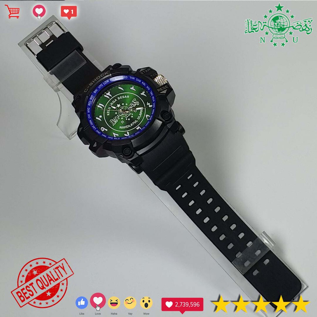 (LIMITED EDITION) JAM TANGAN NAHDLATUL ULAMA {LIST BIRU}