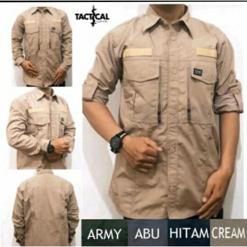 (COD)KEMEJA LAPANGAN W-TEC TACTICAL LENGAN PANJANG OUTDOR