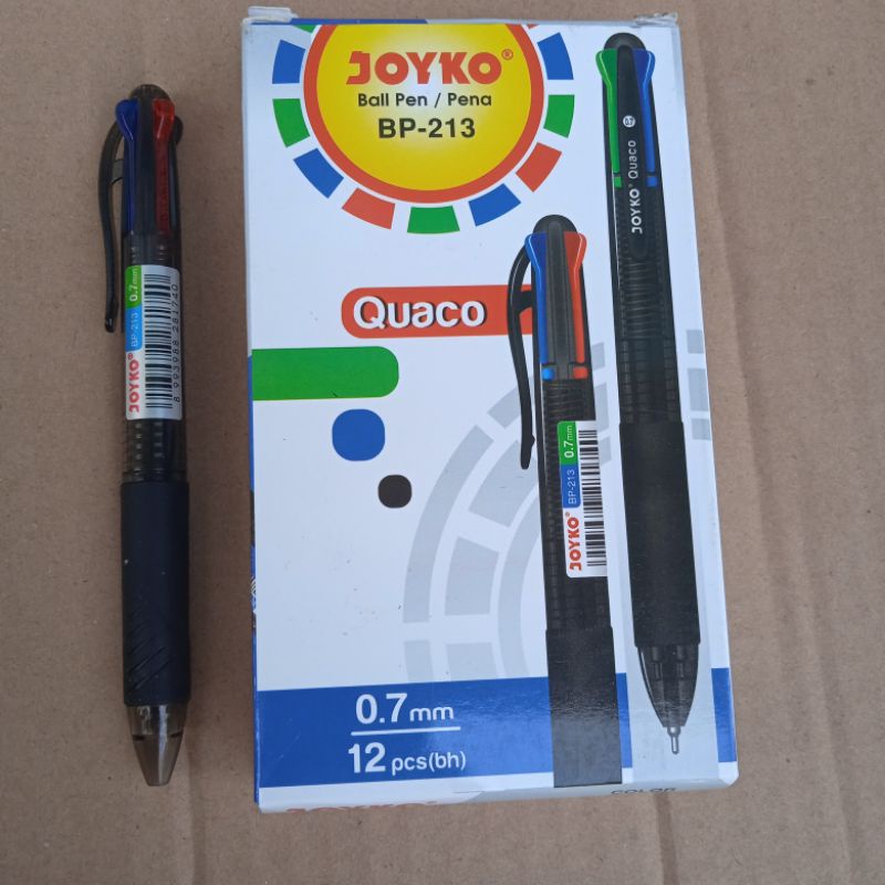 

Grosir Ball pen/pena JOYKO BP-213/JOYKO QUACO 4 Warna