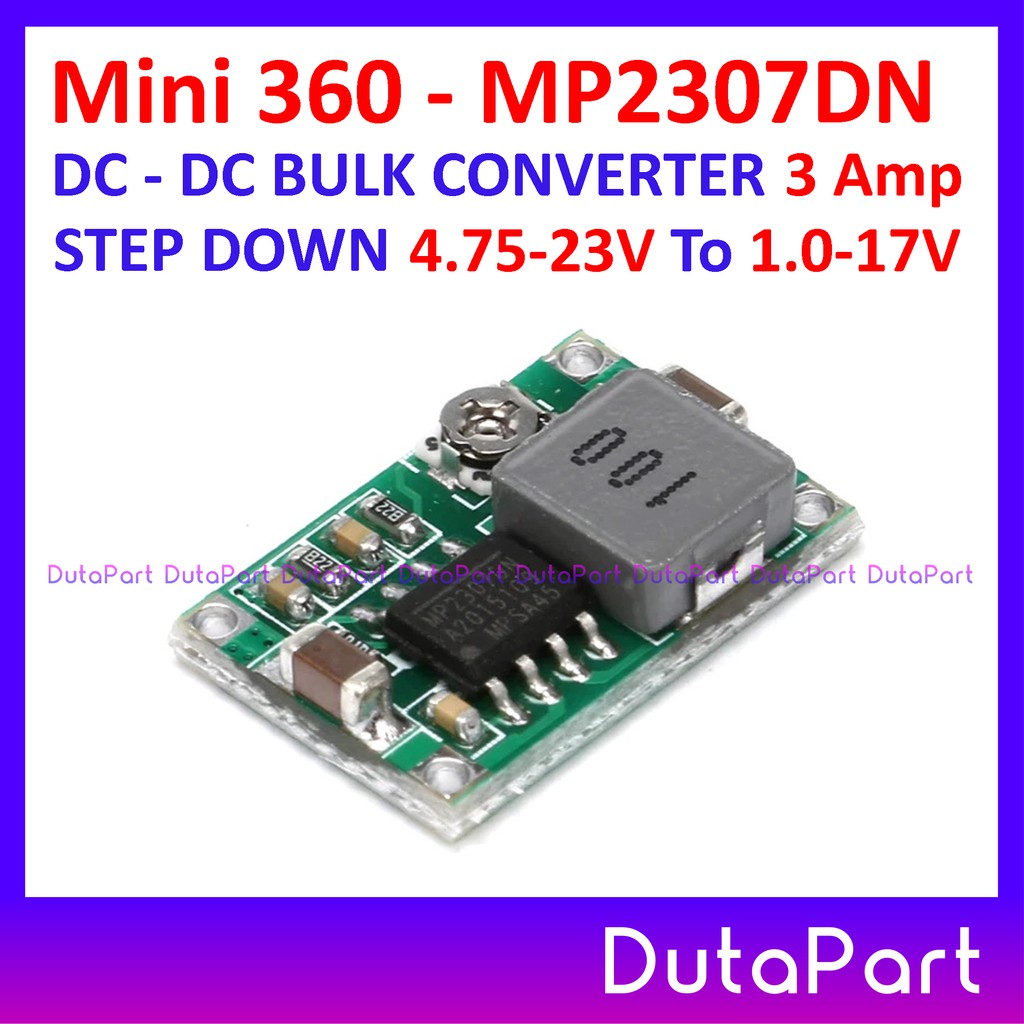 Mini 360 Step Down 3A MP2307 DC-DC Bulk Regulator Adjustable LM2596