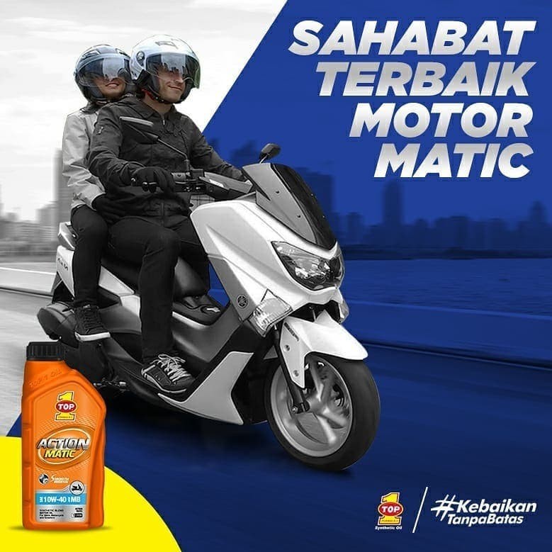 OLI TOP1 TOP 1 ACTION MATIC 10W40 VARIO 125 BEAT HONDA YAMAHA SUZUKI