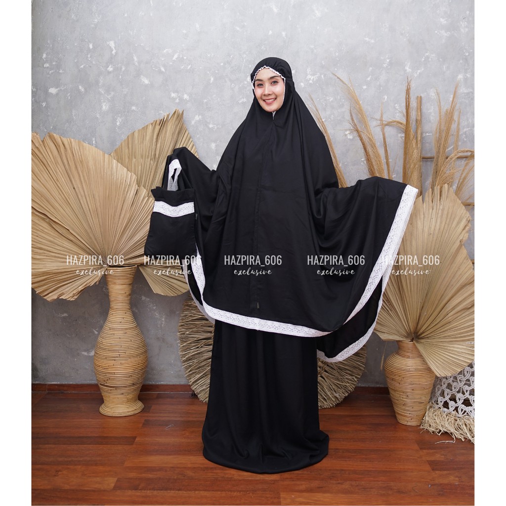 Mukena Dewasa Jumbo Bali Rayon Renda Navisa