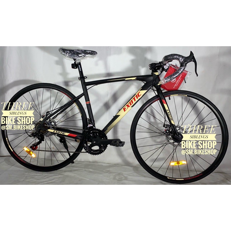 SEPEDA BALAP EXOTIC ROADBIKE 2708 FS 1.0 700c BLACK CREAM
