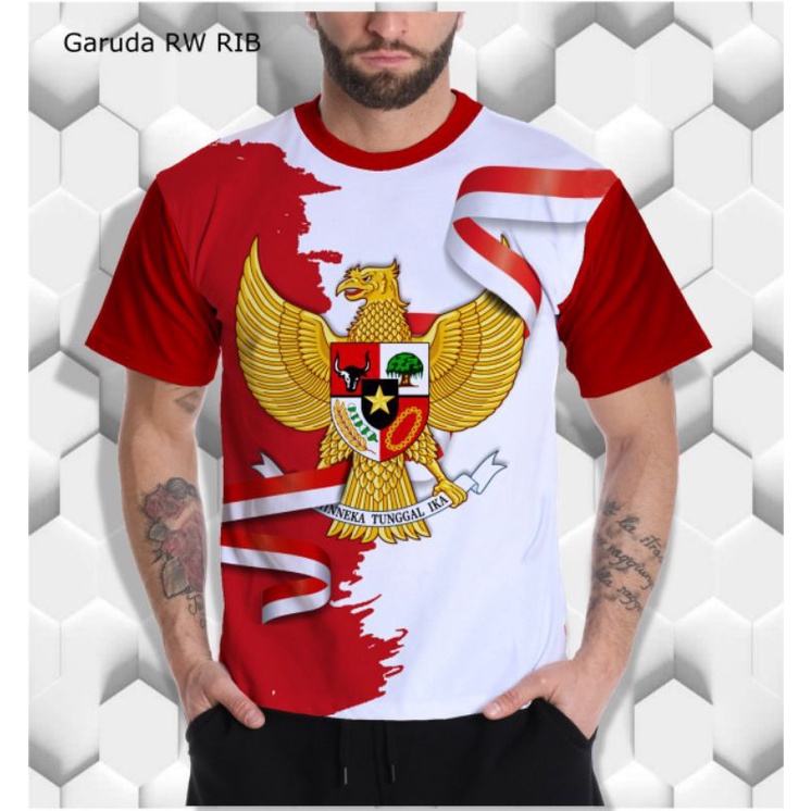 Jual Kaos Agustusan Kaos Kemerdekaan Garuda RW Rib Shopee Indonesia