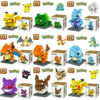 Lego Nano Block Loz Pokemon 8 Series