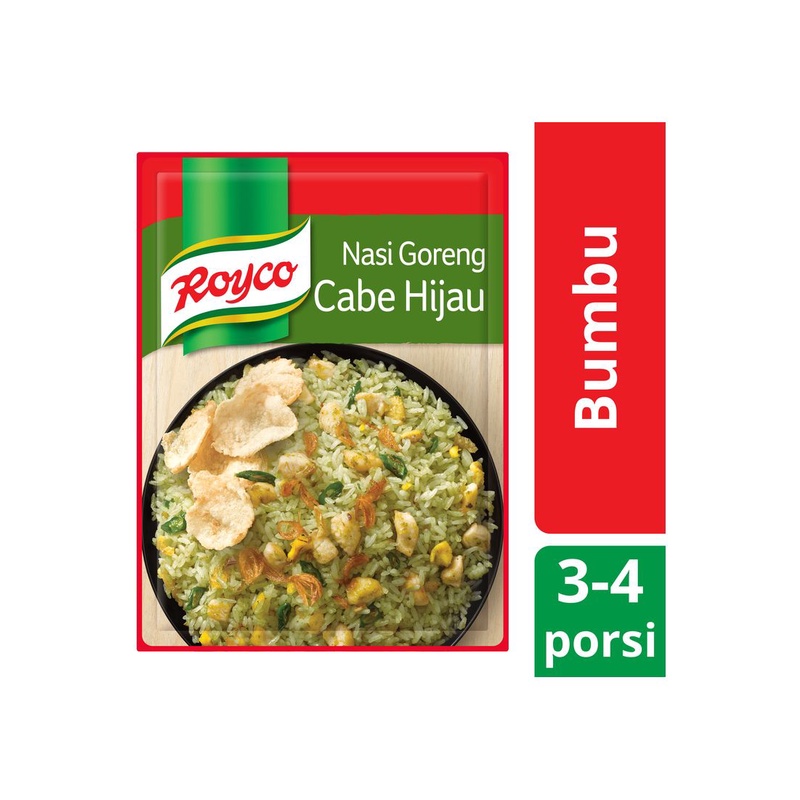 

Royco Bumbu Siap Pakai Nasi Goreng Cabe Hijau - Alhanan/04