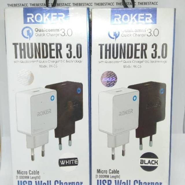 Charger Roker RKC5 Quick Charger - Charger Roker Thunder RKC5