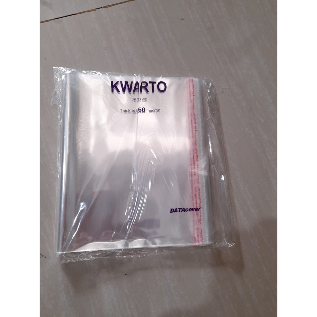 

[ATK] - Sampul Buku Plastik Bening Kwarto / Boxy / (DATACOVER)