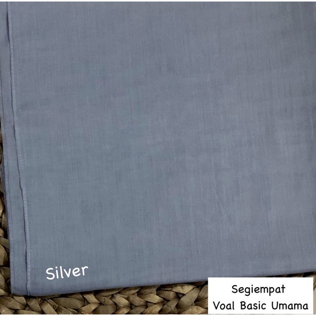 Godiva96 - UMAMA BASIC VOAL HIJAB / JILBAB MEDAN PART 1-U.BV. Silver