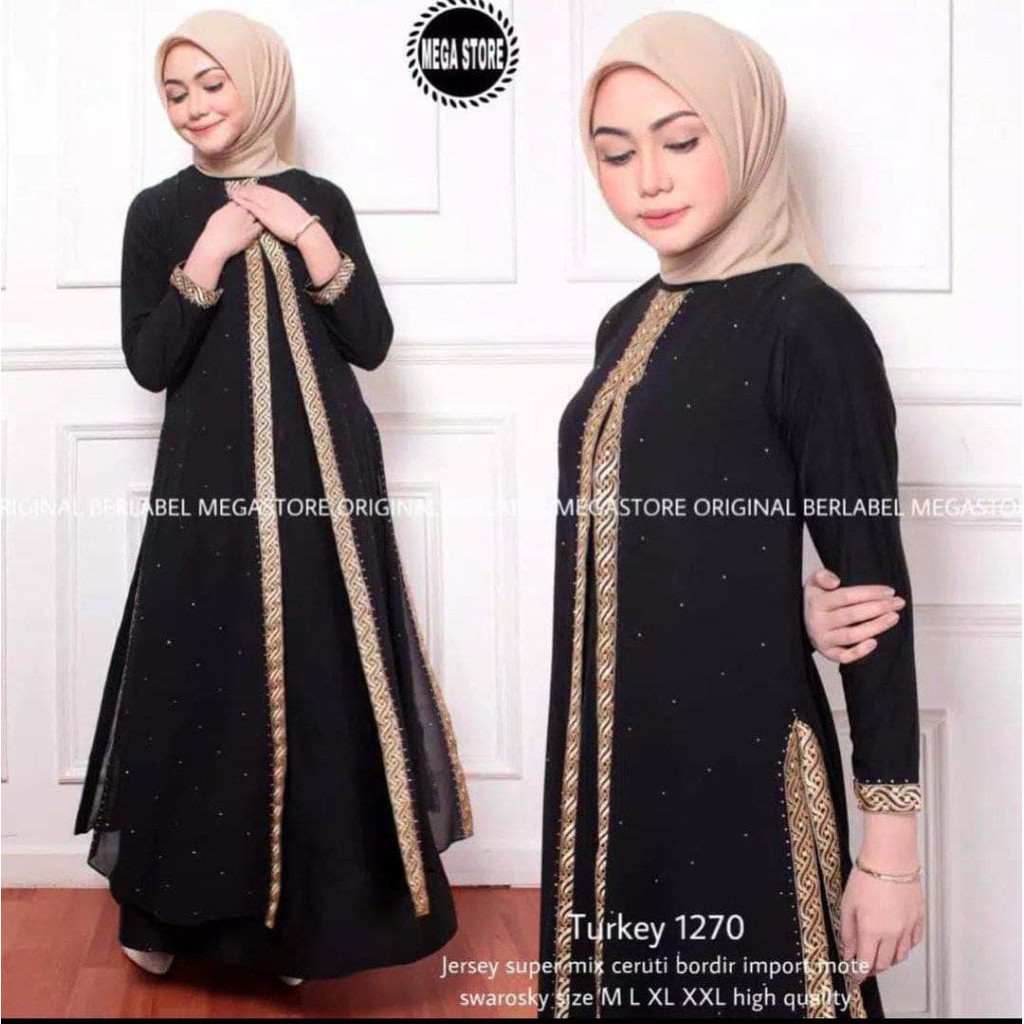 Abaya Turkey Dress 2023 | Abaya Kasual Motif Kwalitas Boutique Abaya Hitam / Abaya Turkey / Abaya tu
