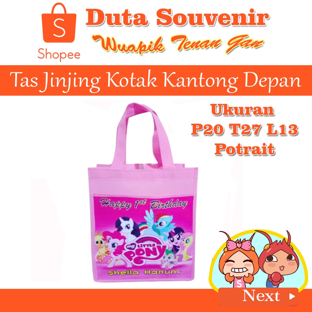 

Duta Souvenir Tas Kantong Custom (Potrait)