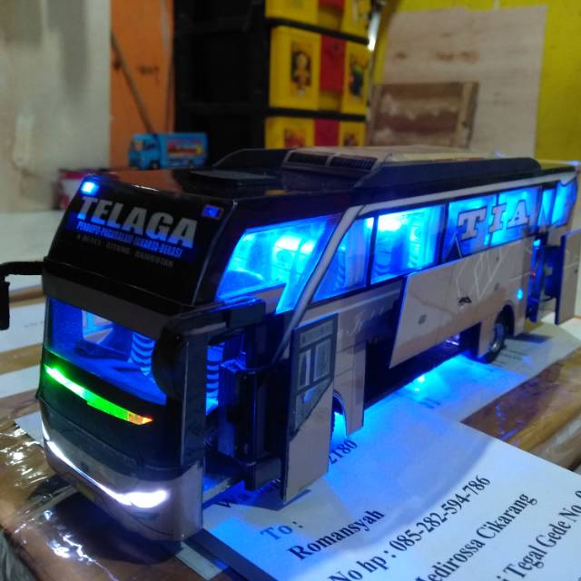 Miniatur bus pandawa 87 full spek