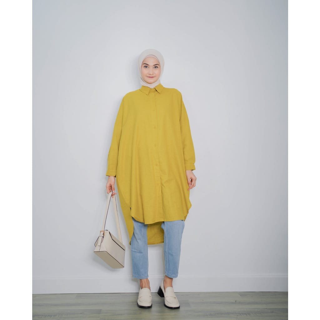 BEFAST - ZEC OOTD Wanita Tunik AFIY / Layna Tunik RAYON DIAMOND / Tunik Jumbo Wanita Remaja / Fashion Wanita Muslimah / Tunik Polos Formal / Tunik Casual Wanita / Terbaru / Termurah