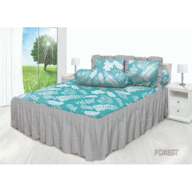 Sprei Rumbai All New My Love 160x200 Queen T.30 Forest