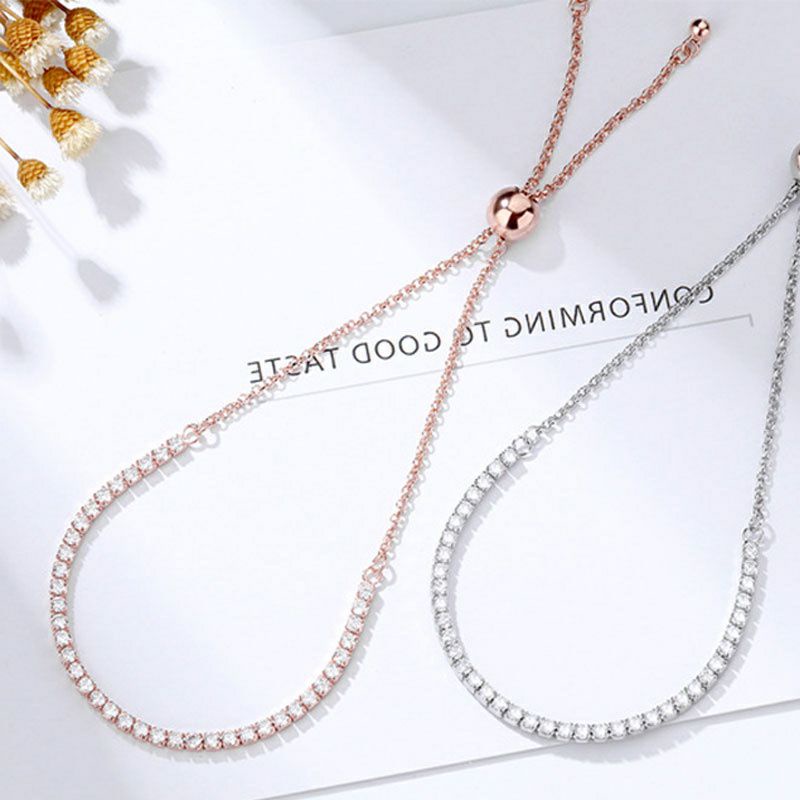 WB216 Gelang Serut Rantai Adjustable Mewah Korean style