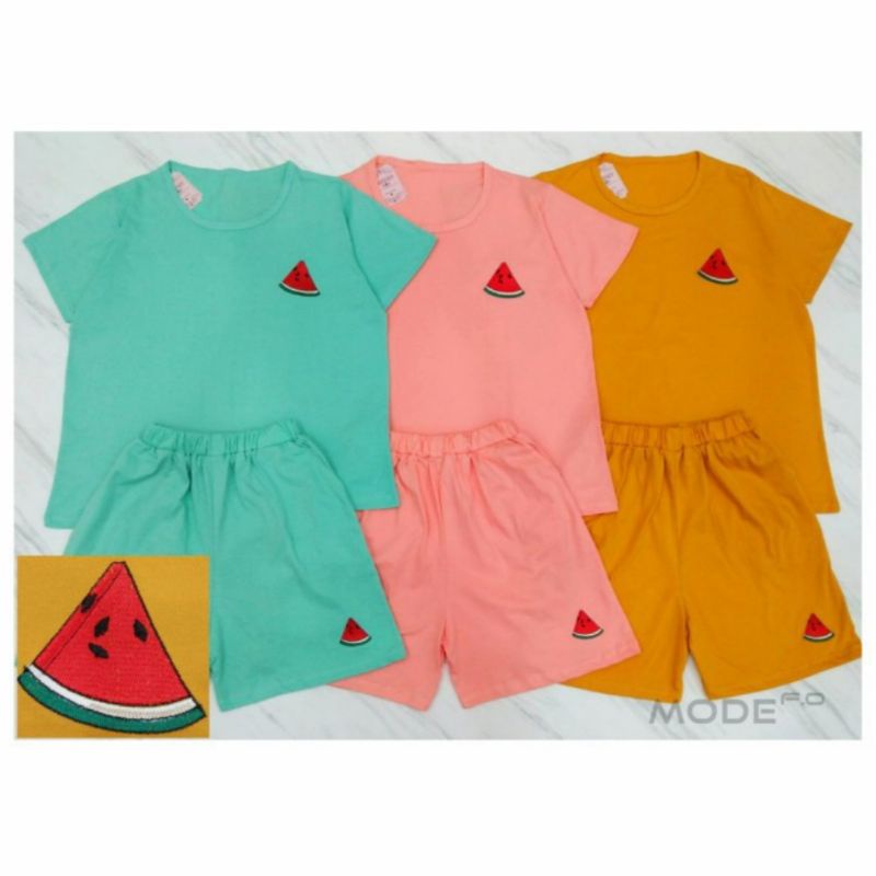 Setelan wanita watermelon oreenjy