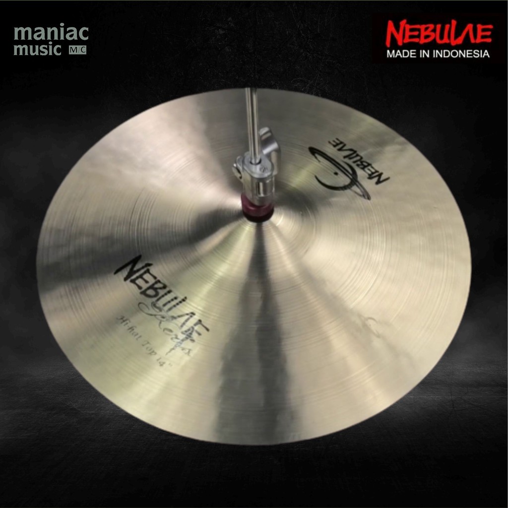 Nebulae Keris Natural Hihat 14 Inci - Cymbal. Sepasang. Bronze B20. Pop. Rock. Artist. Profesional