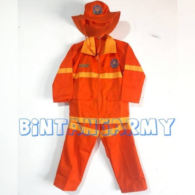 Baju Profesi Anak DAMKAR / Baju Karnaval / Baju Pemadam