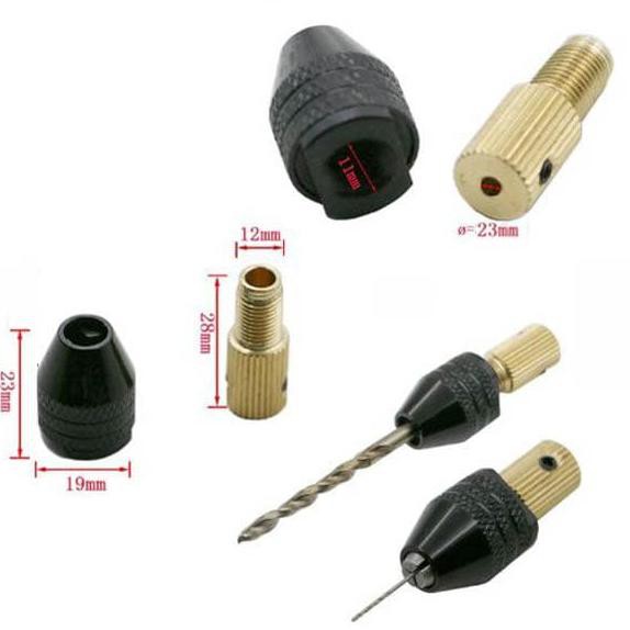 KEPALA BOR MINI PCB CHUCK COLLET MINI DRILL 2.3MM NEW 