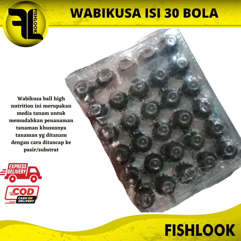 WABIKUSA AQUASCAPE EVOLUTION ISI 30 BALL MEDIA TANAM AQUASCAPE