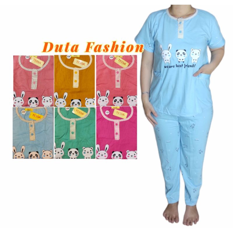 BAJU TIDUR CP JUMBO TESSA - PIYAMA CP JUMBO TESSA