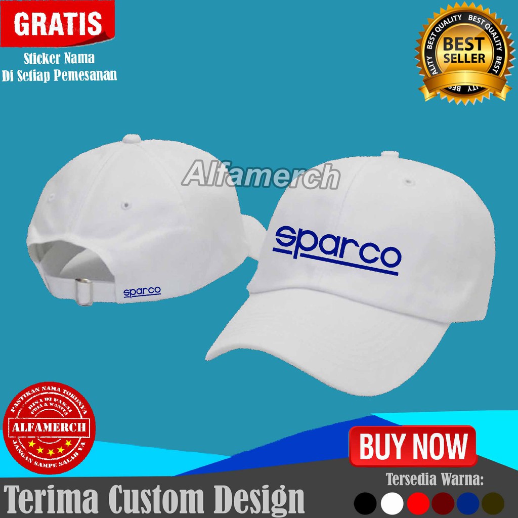 Topi Baseball SPARCO RACING Distro Keren Murah Cowok Laki Laki Pria Wanita