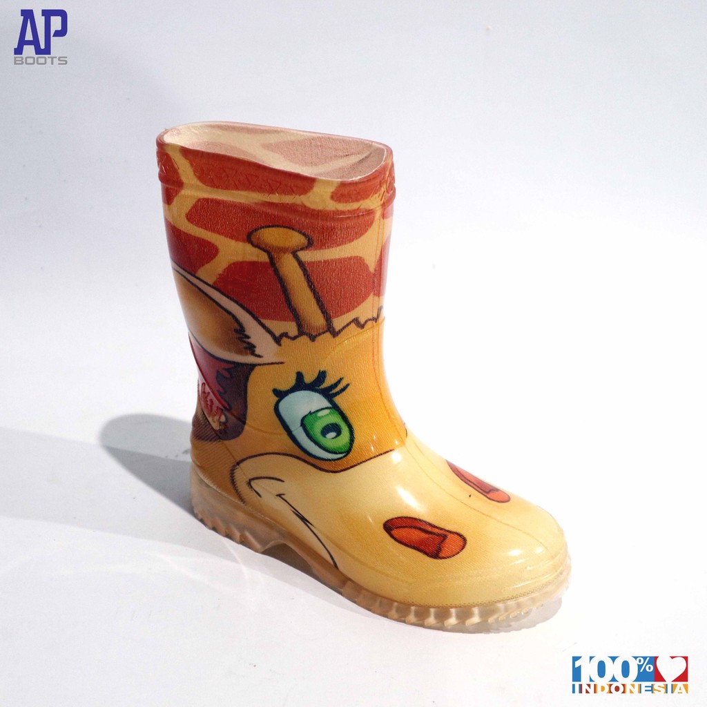 AP SAFARI GIRAFFE 22-28 - SEPATU BOOTS KARET ANAK - AP BOOTS