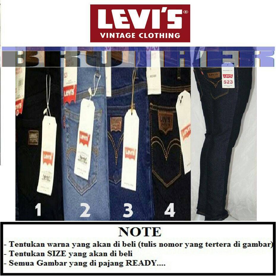 Celana Levis / Celana Jeans Levis Celana Jeans B6T2