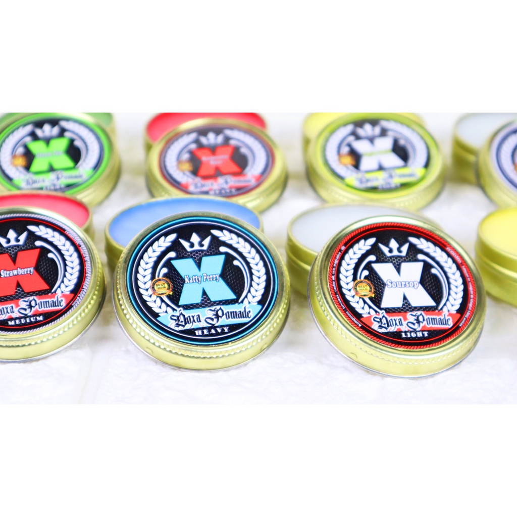 Pomade Oilbased Kaleng Paket 1kg isi 18 pcs GRATIS SISIR DAN STICKER