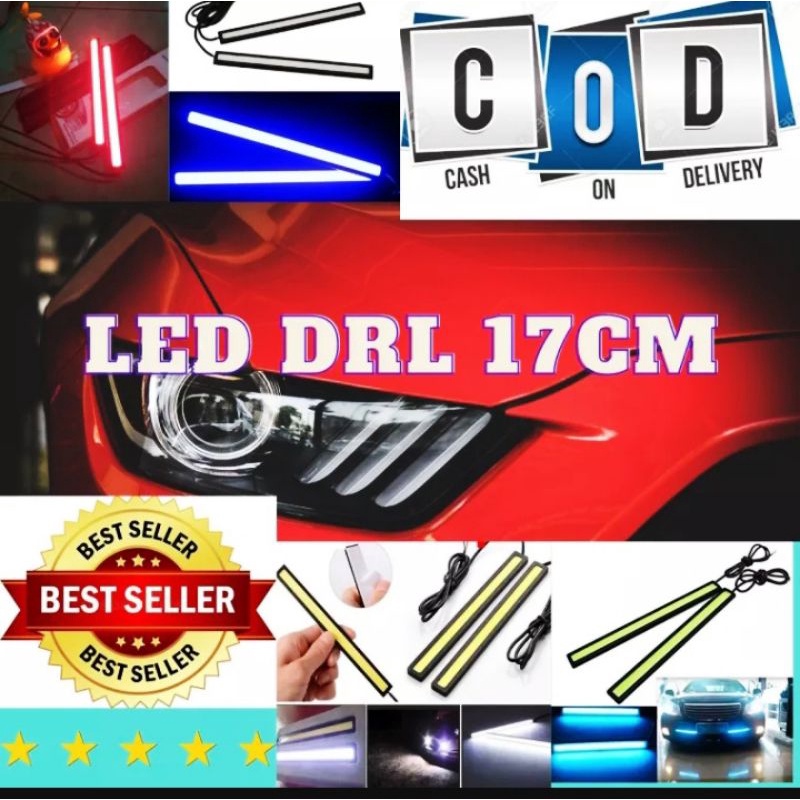 SEPASANG LAMPU DRL PLASMA RED - GREEN Edisi spesial