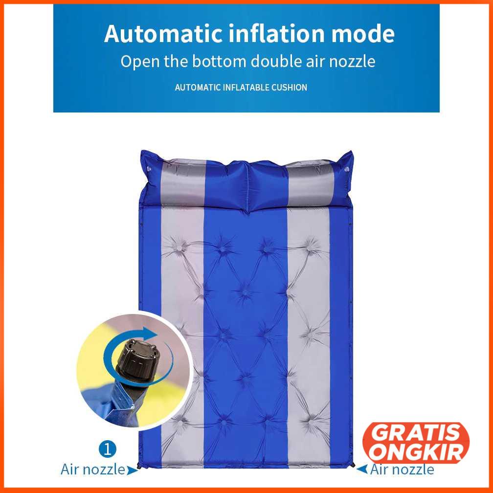 Kasur Matras Sponge Inflatable Cushion Camping Bed - NH302