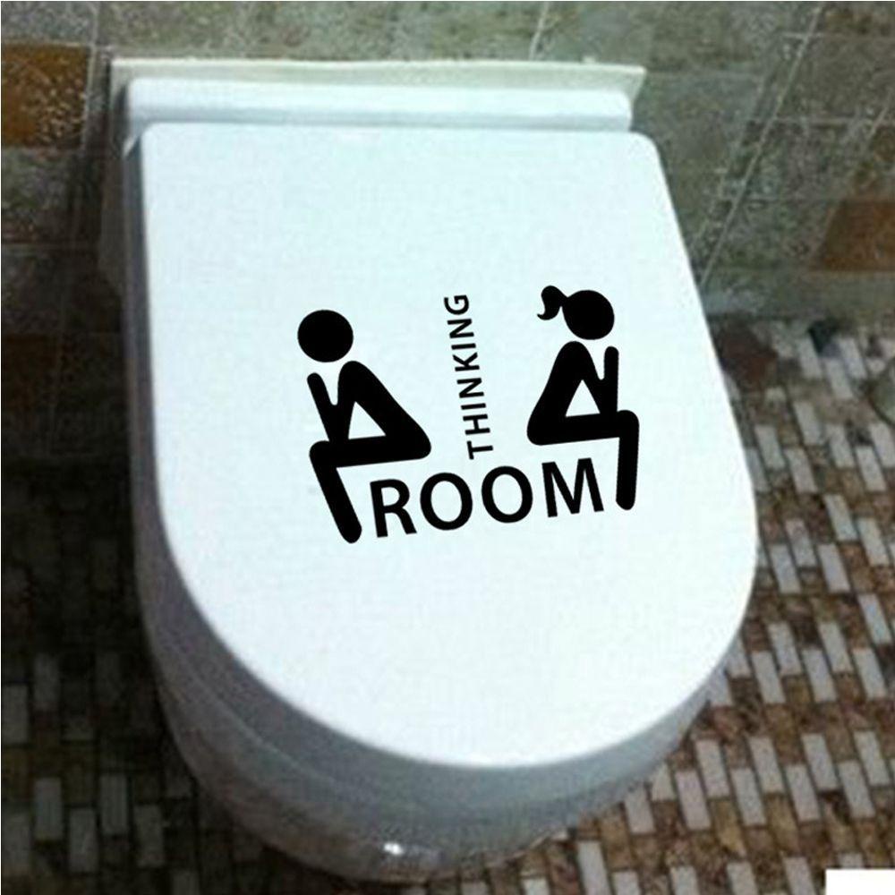 [Elegan] Stiker Toilet Dekorasi Vinyl DIY Home Decor