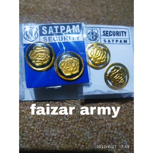 PIN KERAH SATPAM/MONOGRAM SATPAM/MONOGRAM KERA SATPAMPIN MONOGRAM KERA SATPAM