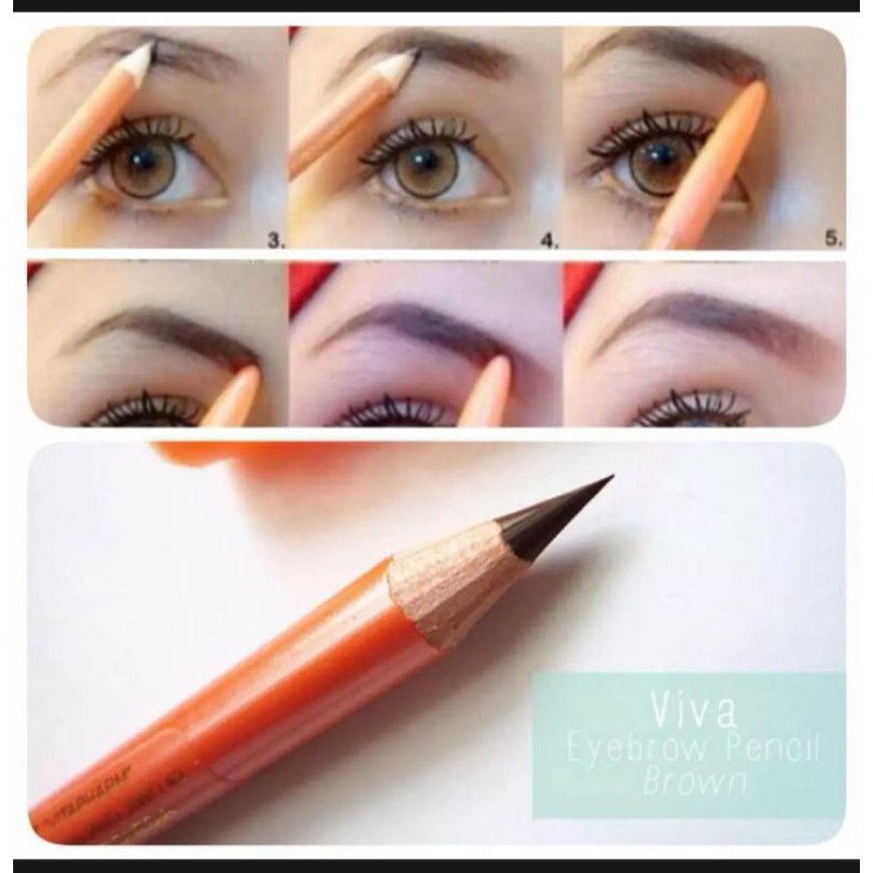 

pensil alis warna coklat 6 pcs