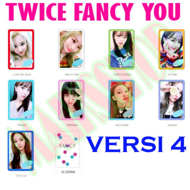 Twice Fancy You Photocard Kpop