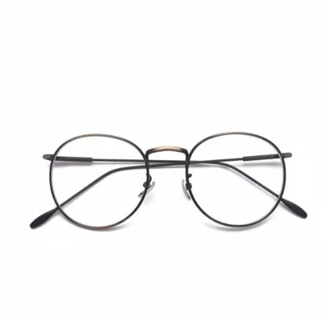 Kacamata bulat / frame oval / fashion gaya korea